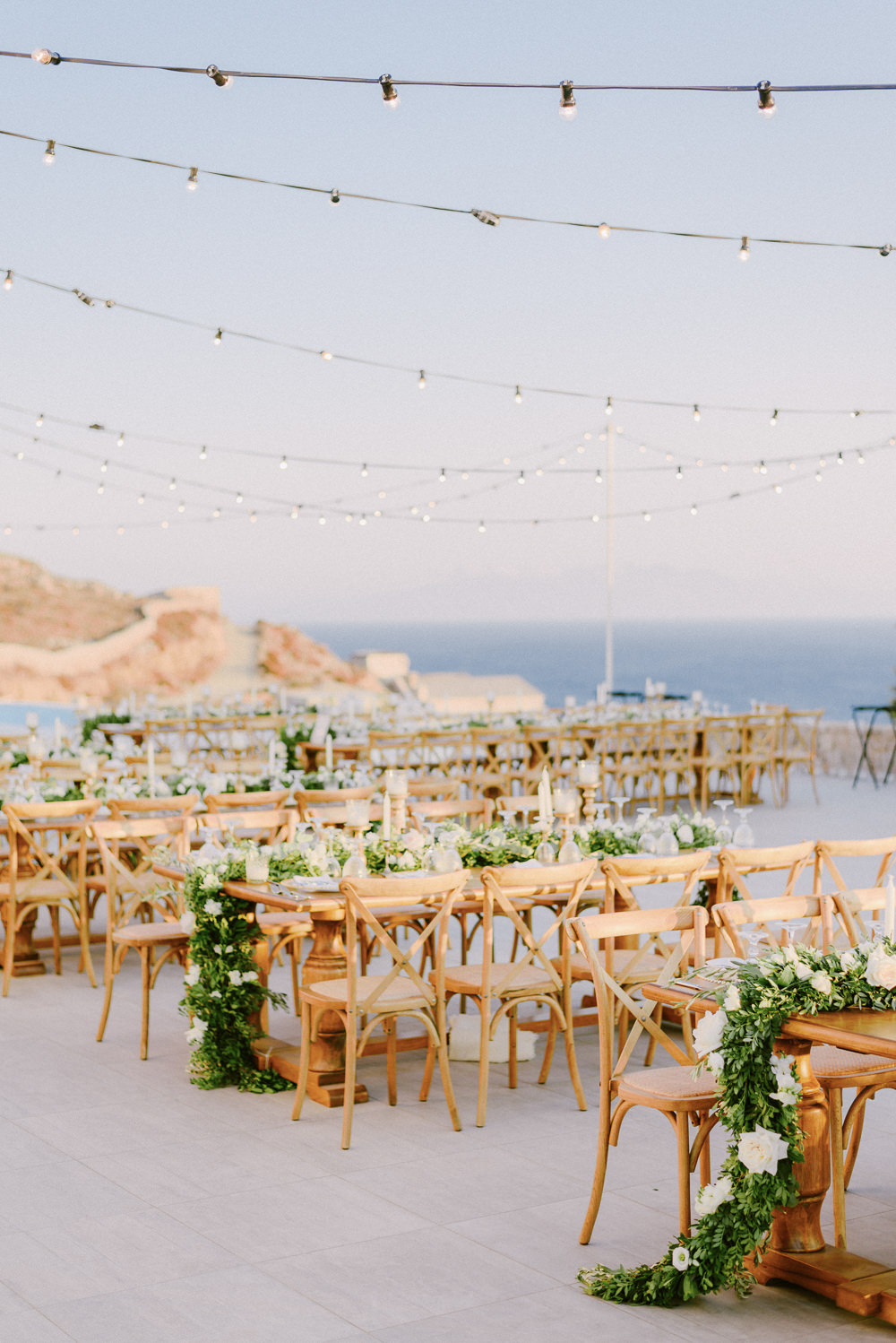 private villa wedding in Mykonos