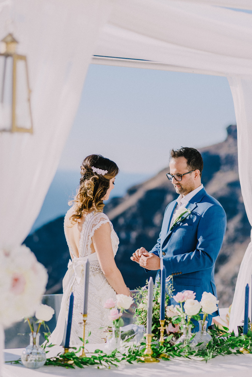 Santorini Small Intimate Wedding (49) dana villas santorini wedding venues