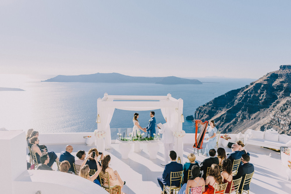 Santorini Small Intimate Wedding (49) dana villas santorini wedding venues