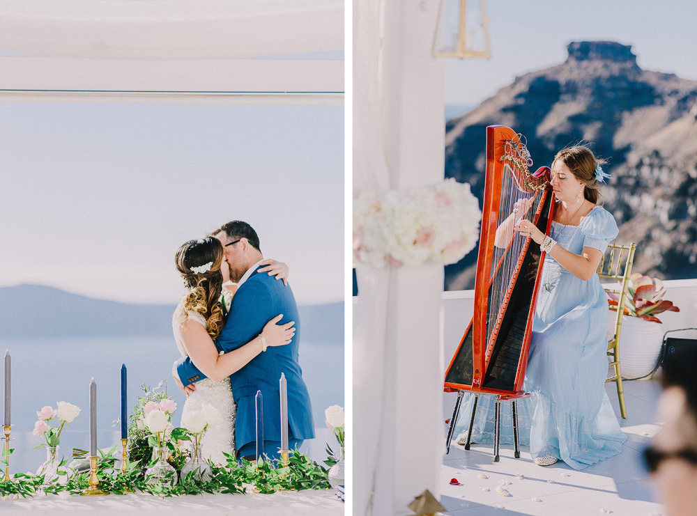 Santorini Small Intimate Wedding (51) dana villas santorini wedding venues