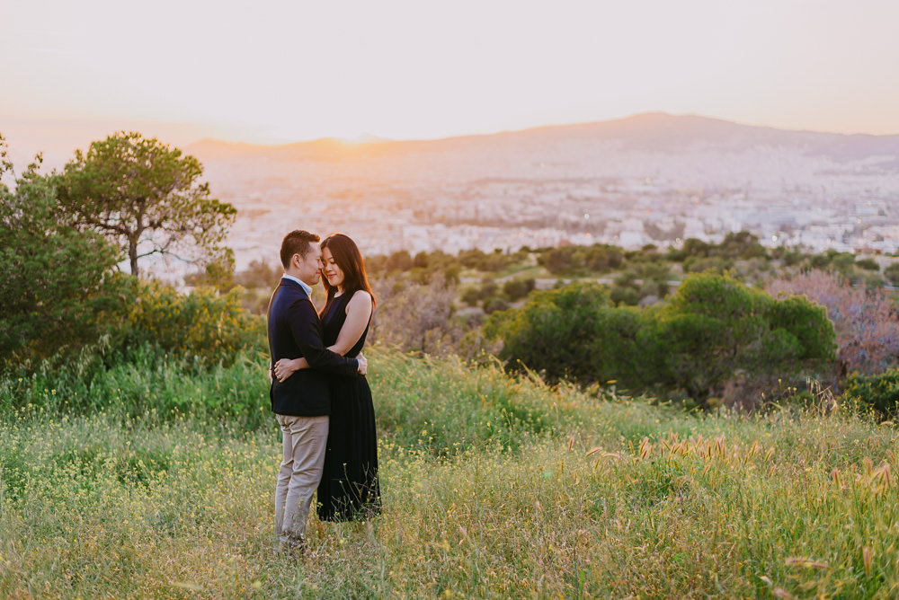 overseas pre wedding photoshoot trip in Athens