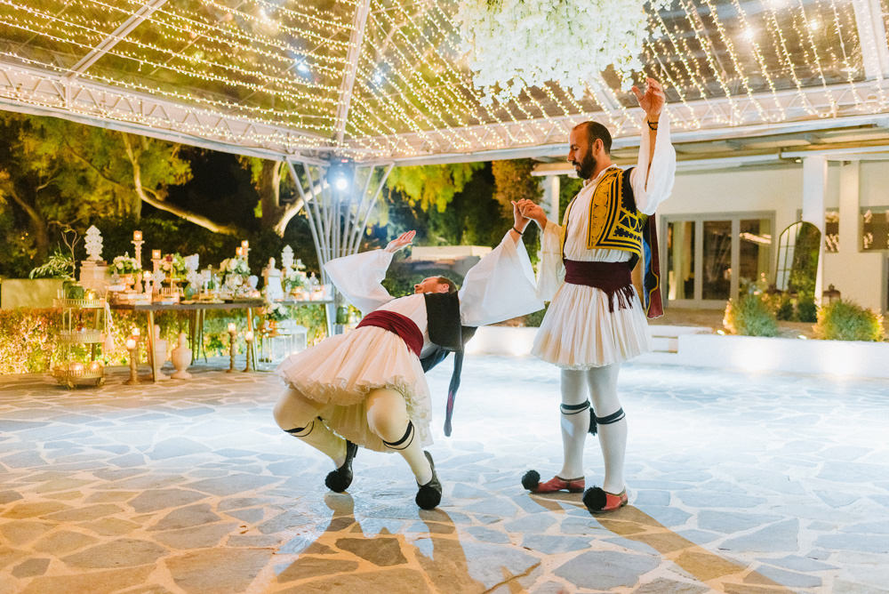 greek dancers wedding