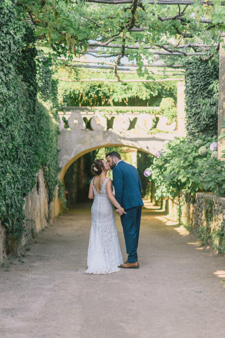 An ultra romantic villa Chimbrone wedding at Amalfi Coast in Italy